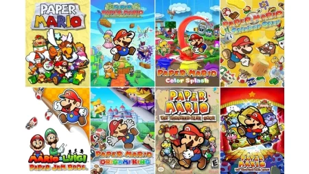 Buy Sell Mario Paper Games Cheap Price Complete Series