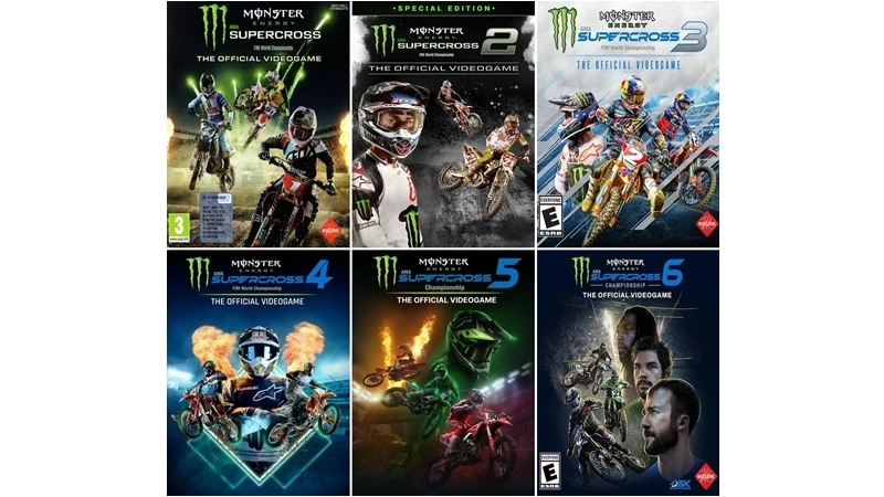 Buy Sell Monster Energy Supercross Games Cheap Price Complete Series